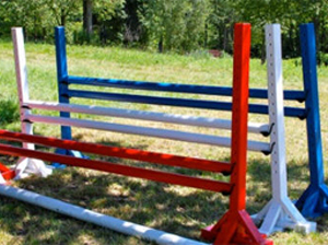 horse jump poles