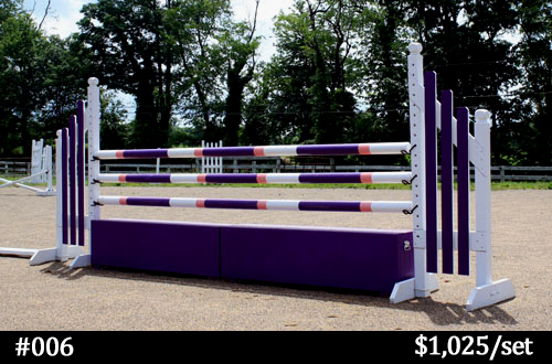 purple horse jump